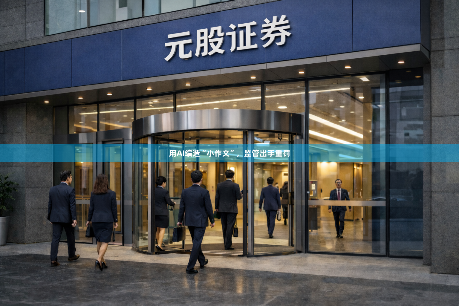 用AI编造“小作文”，监管出手重罚