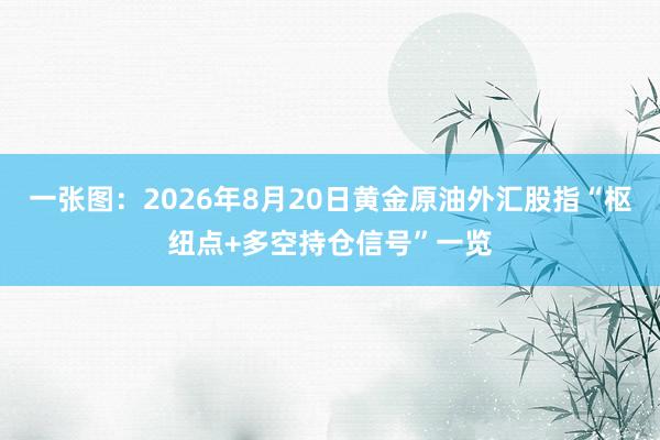 一张图：2026年8月20日黄金原油外汇股指“枢纽点+多空持仓信号”一览