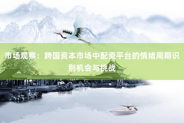 市场观察：跨国资本市场中配资平台的情绪周期识别机会与挑战